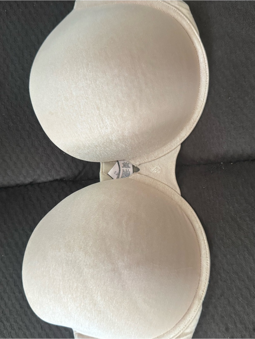 Victoria's Secret Strapless Padded Bra in Nude